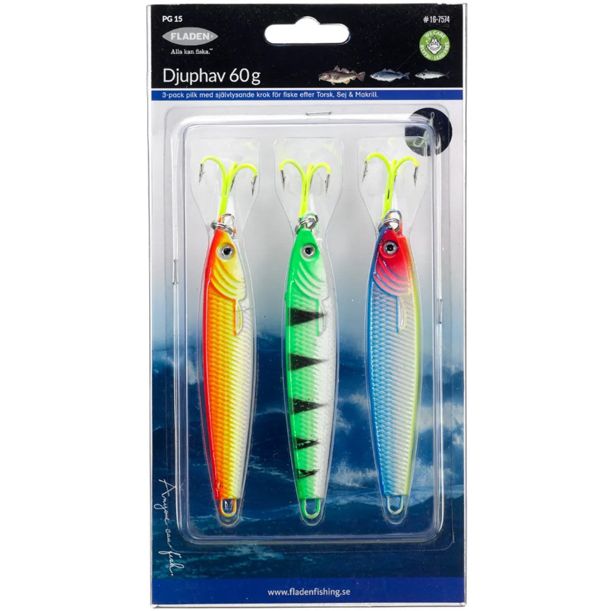 Fladen Pilk 200 g kastpilk 3 st/pkt