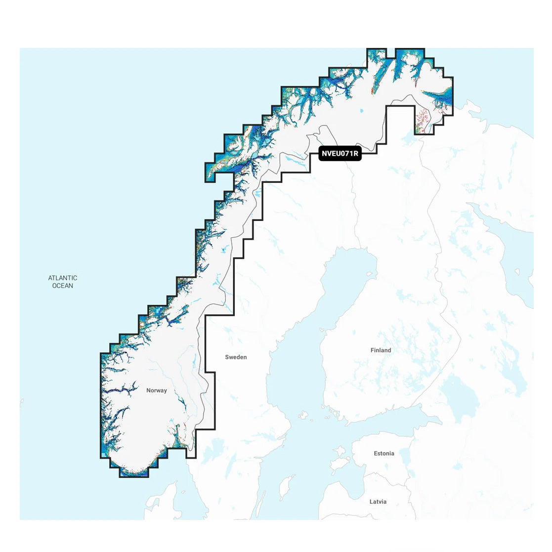 Garmin Navionics Vision+ NVEU071R Norge, sjöar och floder sjökort