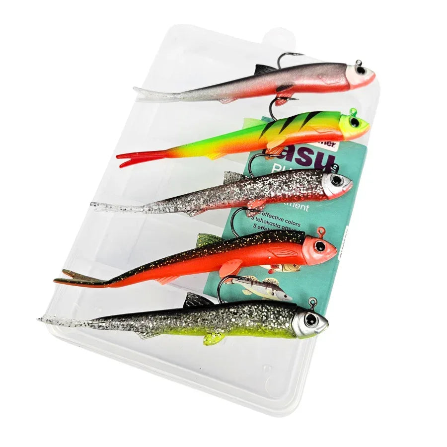 Jasu Puru 10 cm jigilajitelma 5 kpl/pkt - Happy Angler