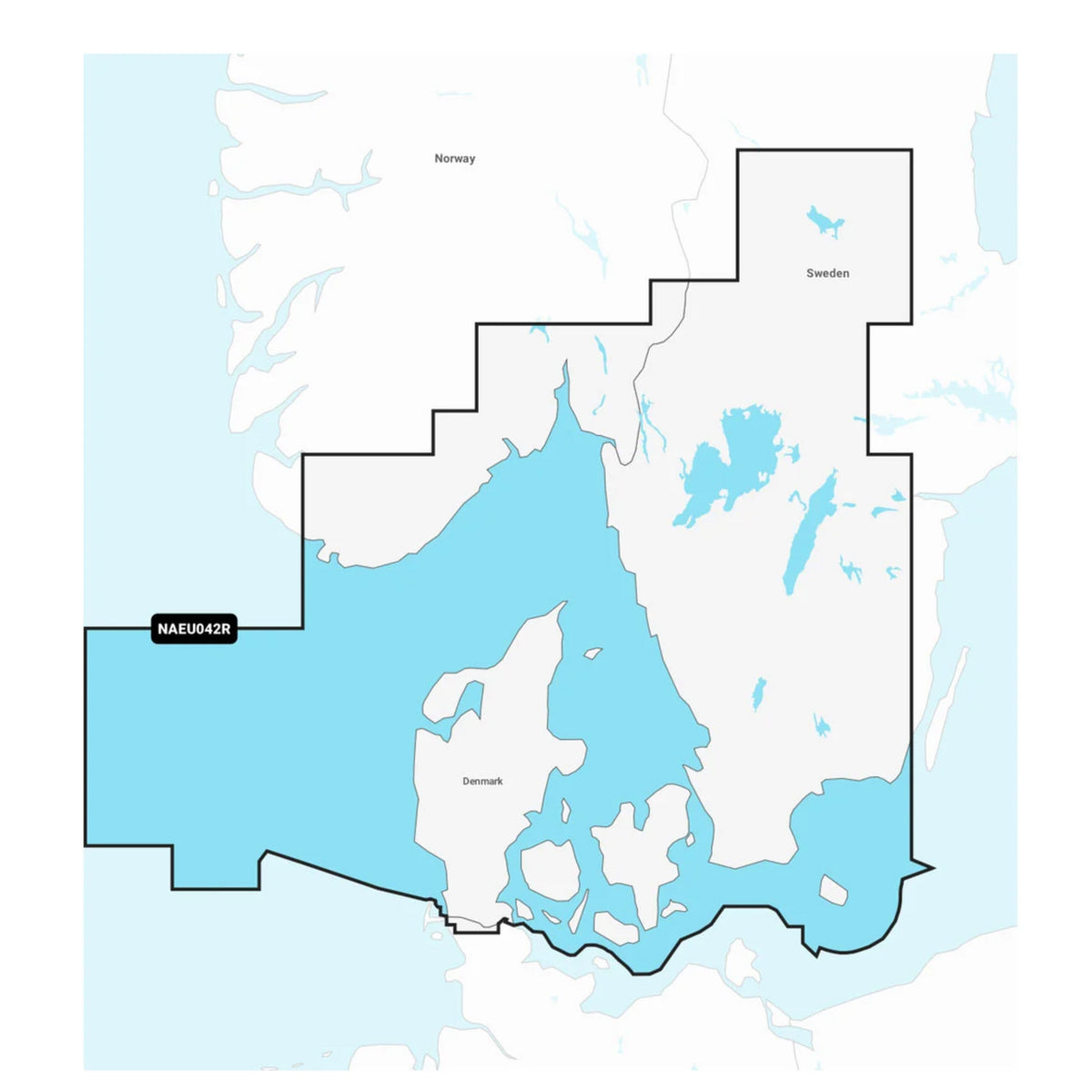 Navionics+ NAEU042R Oslo–Trelleborg sjökort