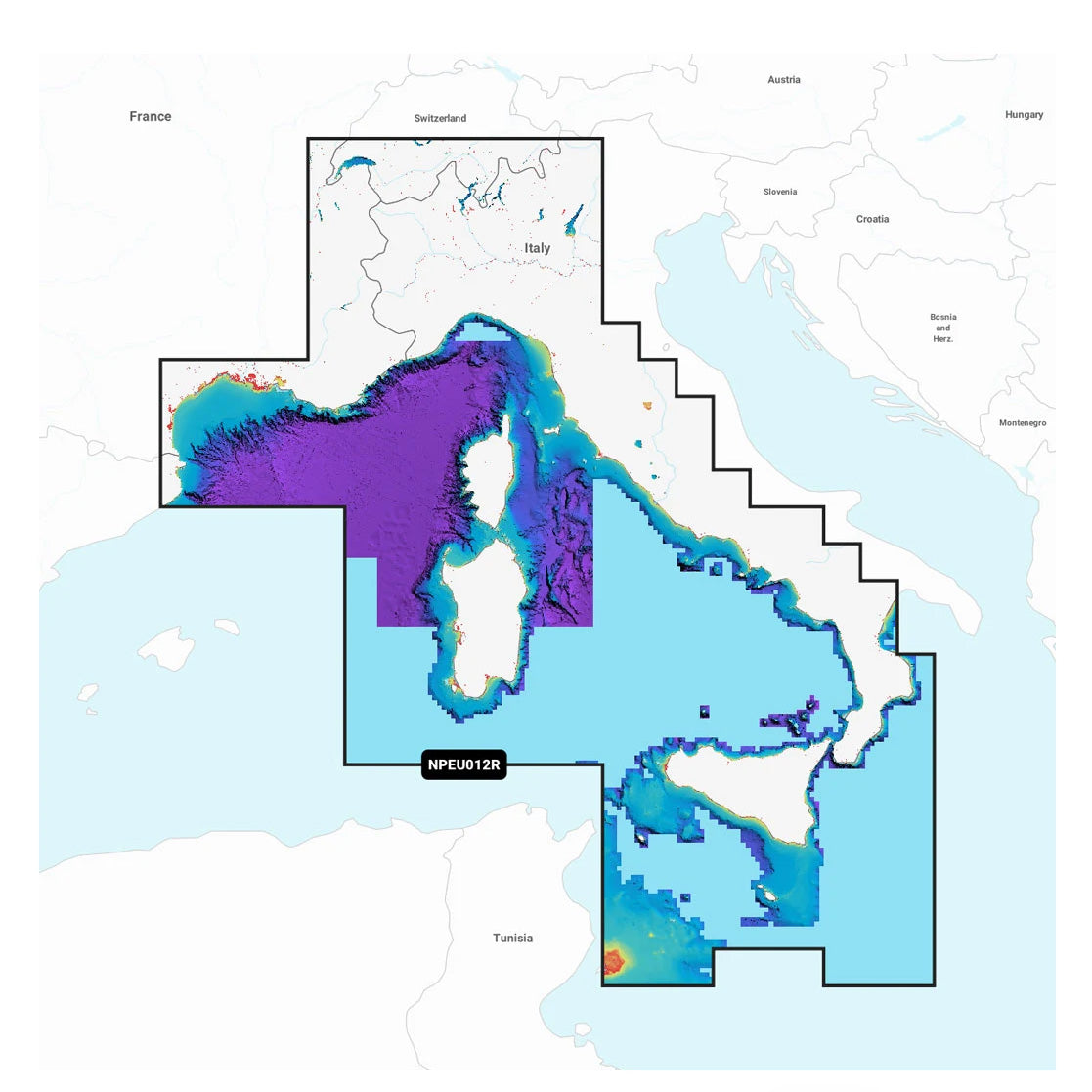 Navionics Platinum+ NPEU012R Medelhavet, centrala och västra sjökort