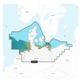 Navionics Platinum+ NPEU077R Danmark, Tyskland och Polens kust sjökort