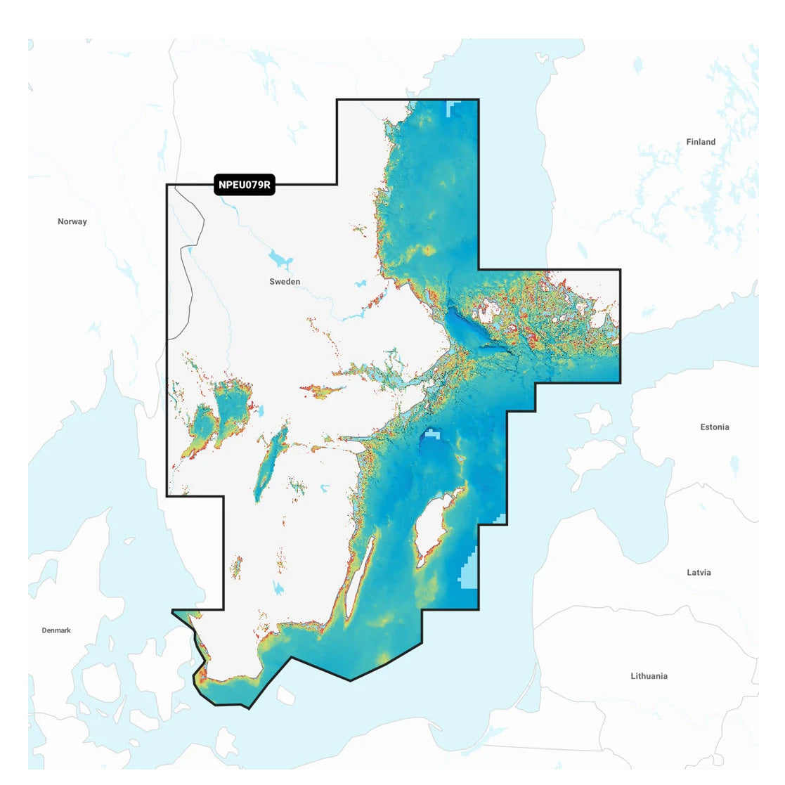 Navionics Platinum+ NPEU079R Sverige, sydöstra sjökort