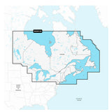 Navionics+ NAUS012R Östra Kanada och de Stora sjöarna  sjökort