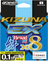 Owner SuperKizuna EX Chartreuse 150 m kuitusiima - Happy Angler