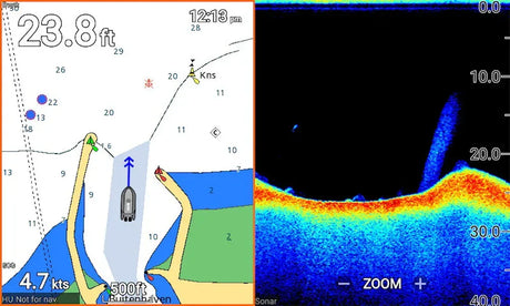 Raymarine Element 12 S yhdistelmälaite ilman anturia + Pohjois-Euroopan kartta - Happy Angler