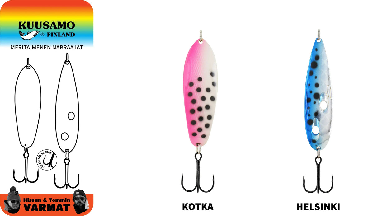 Kuusamo Hissun ja Tommin Varmat Meritaimen Narraajat - Happy Angler