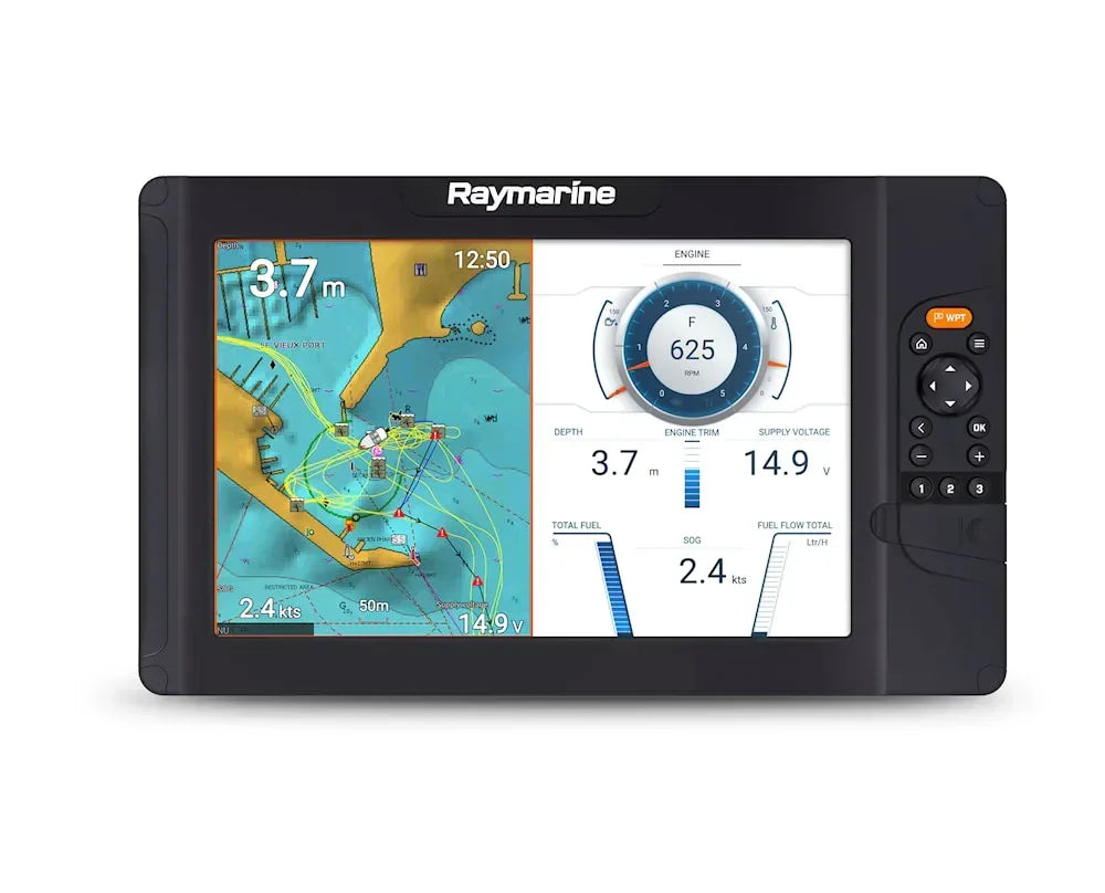Raymarine Element 12 S yhdistelmälaite ilman anturia + Pohjois-Euroopan kartta - Happy Angler