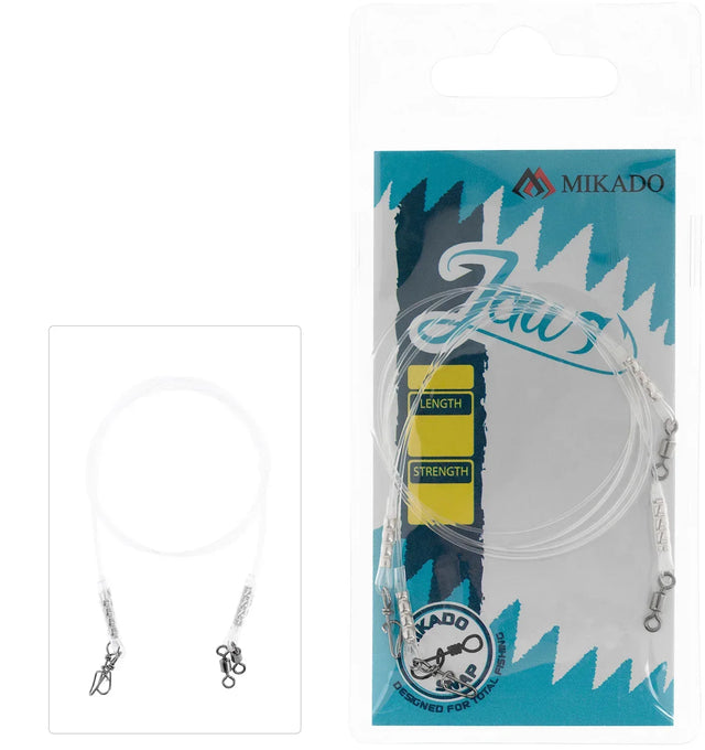 Mikado Jaws Fluorocarbon peruke pikalukolla 2 kpl/pkt - Happy Angler