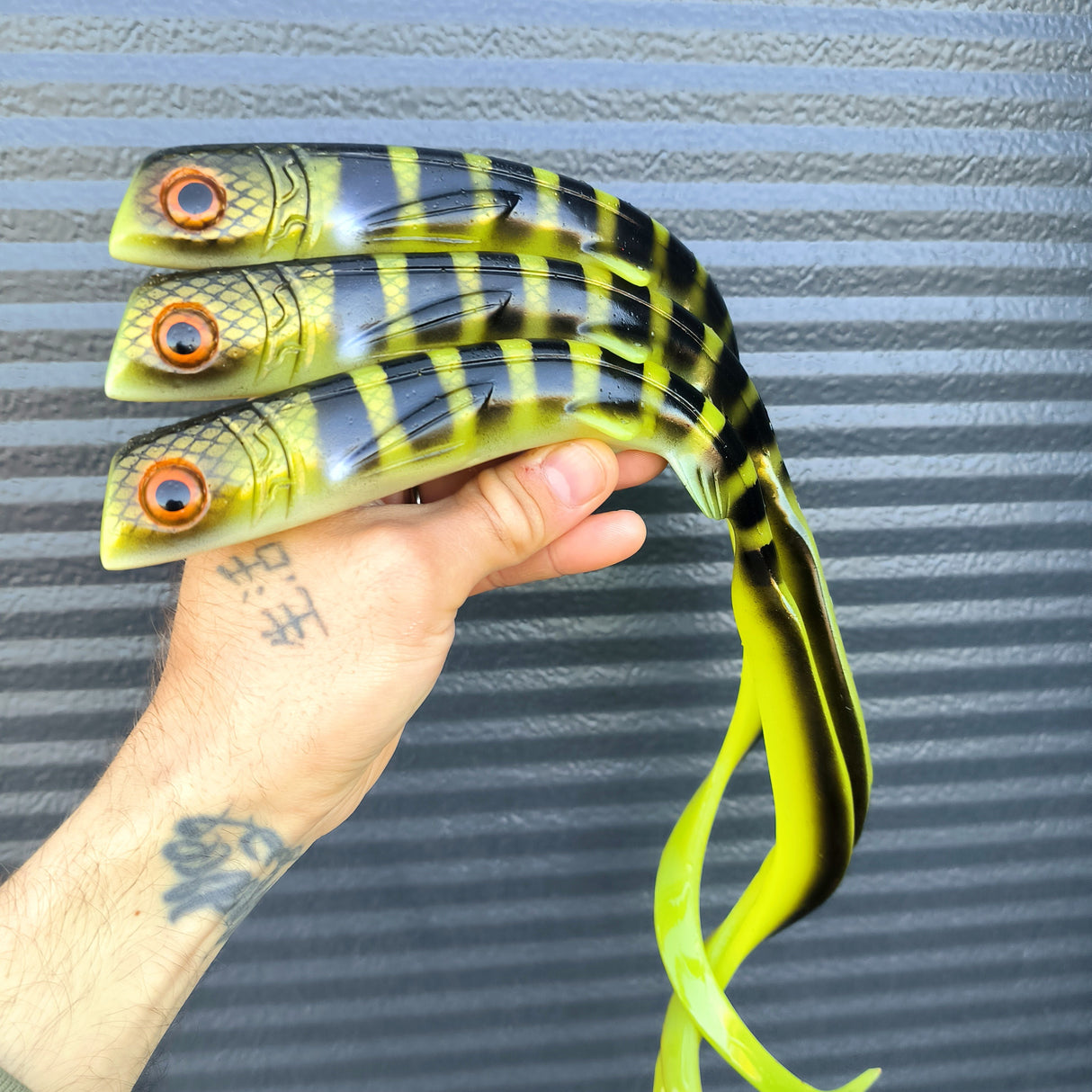 Polarbite Happy Angler 15 år Limited Edition Delta Curly Shad jigg