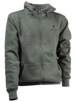 Gunki Chief Khaki Zip Sweat huvtröja