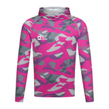 Mikado UPF50+ Lady Camo fisketröja med huva