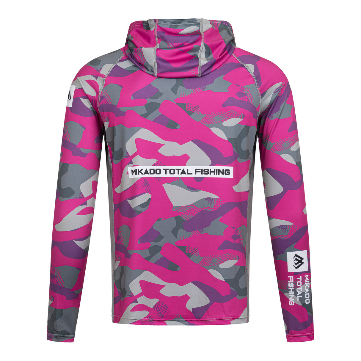 Mikado UPF50+ Lady Camo fisketröja med huva