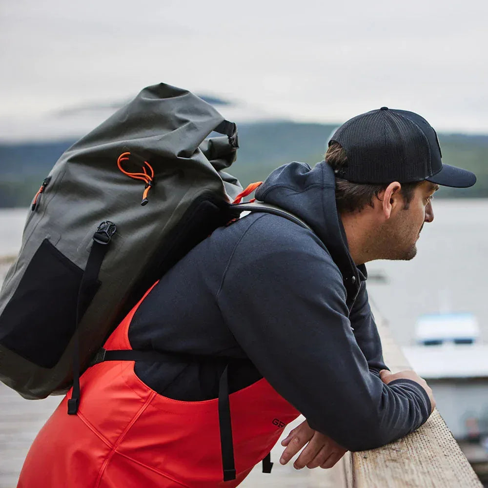 Grundens Wayward Roll Top Backpack 38 L Anchor reppu - Happy Angler