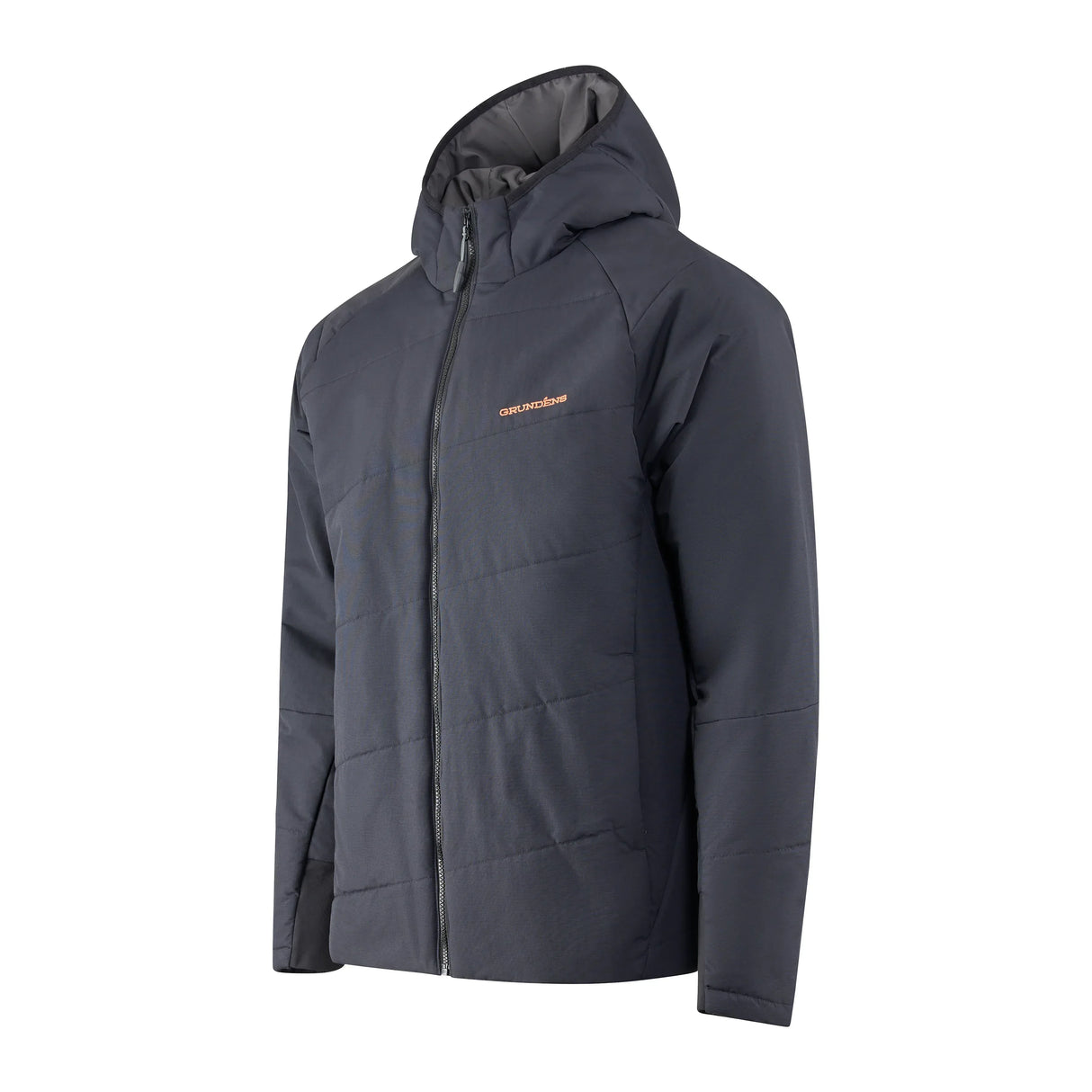 Grundens Turbulence Insulated Hoodie Black huppari / takki - Happy Angler