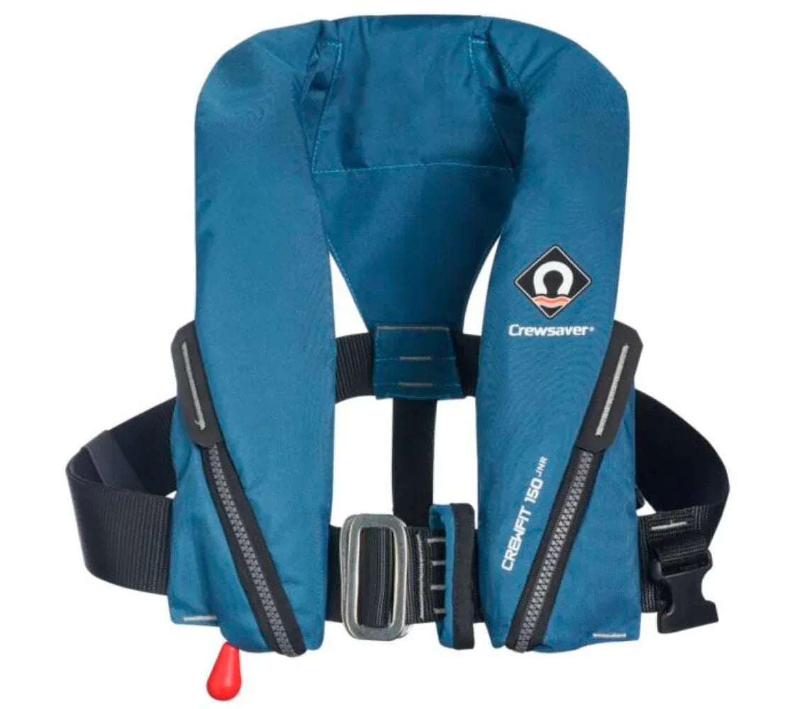 Crewsaver Crewfit 150N Junior paukkuliivi sininen - Happy Angler