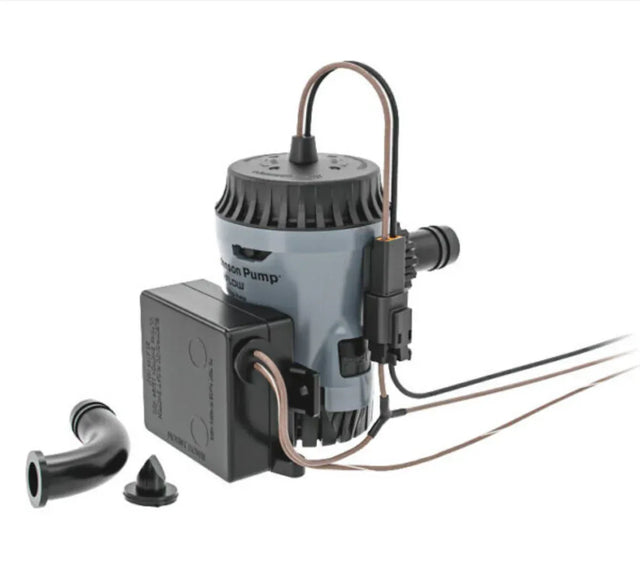 Johnson Pump Aqua Void Ultima Combo 500 GPH automaattinen pilssipumppu - Happy Angler