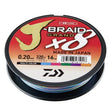 Daiwa J-Braid Grand X8 multicolor 300 m kuitusiima - Happy Angler