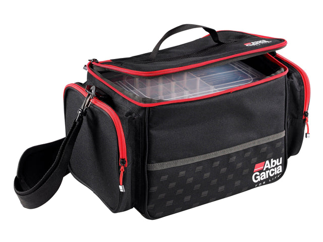 Abu Garcia Shoulder Bag vieherasialaukku + 3 rasiaa - Happy Angler