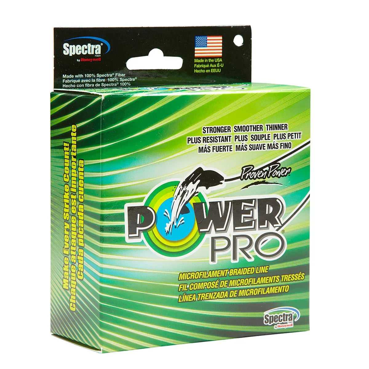 PowerPro keltainen 135 m kuitusiima - Happy Angler