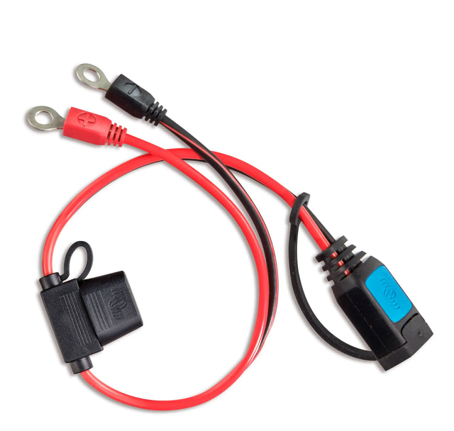Victron M8 rengasliitin sulakkeella Blue Smart IP65 akkulatureihin - Happy Angler