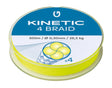 Kinetic 4 Braid Fluo Yellow 300 m kuitusiima - Happy Angler