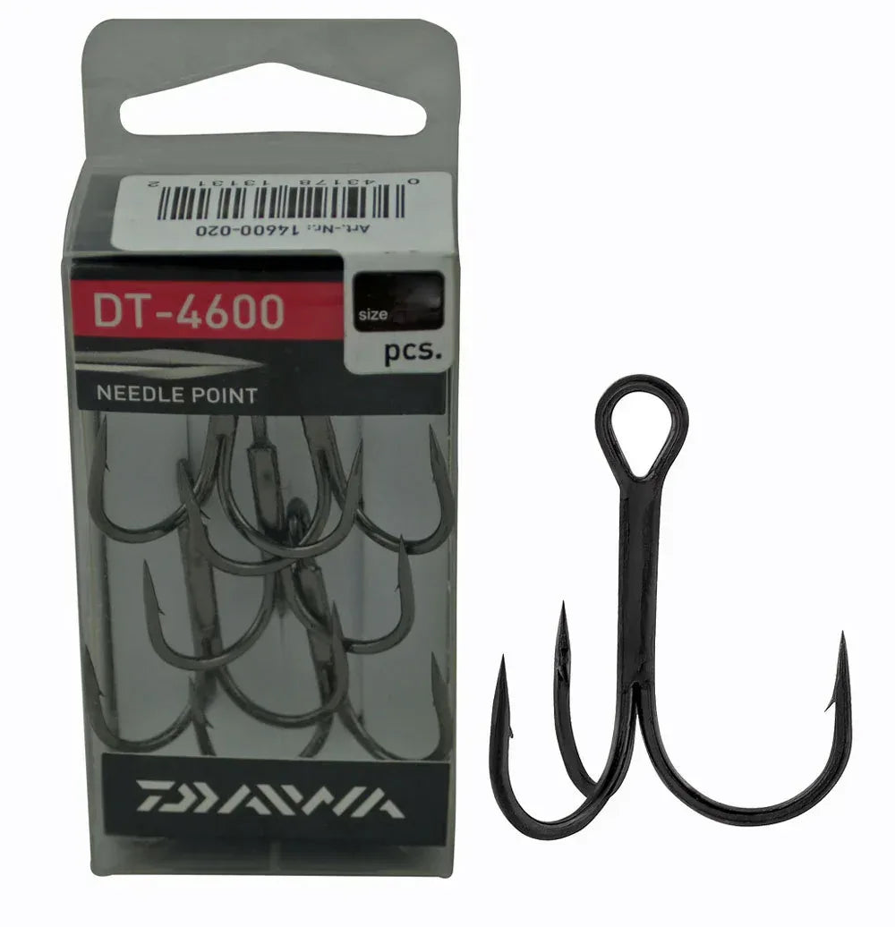Daiwa DT 4600 3-haarakoukku 100 kpl/pkt - Happy Angler