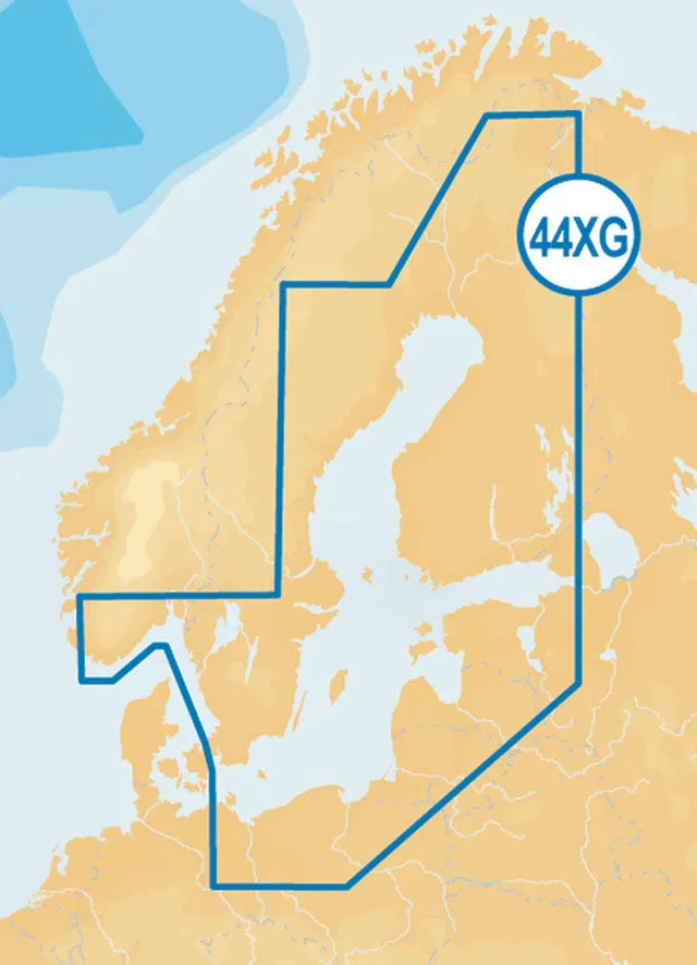 Navionics GOLD 44XG karttakortti 2GB - Happy Angler