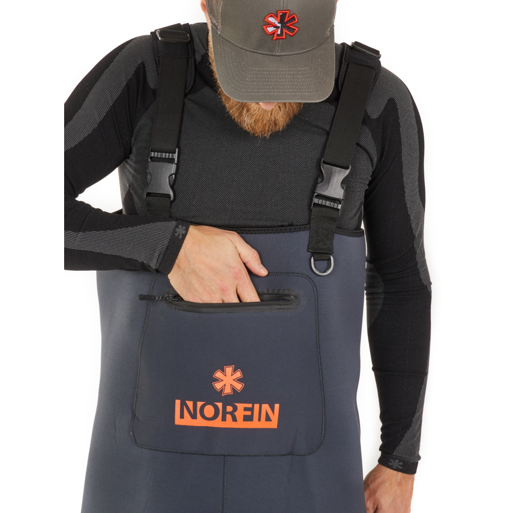Norfin Shadow Neoprene vadarbyxor med stövlar