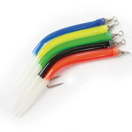 Fladen Gummi Mac Glowing lajitelma 5 kpl/pkt - Happy Angler