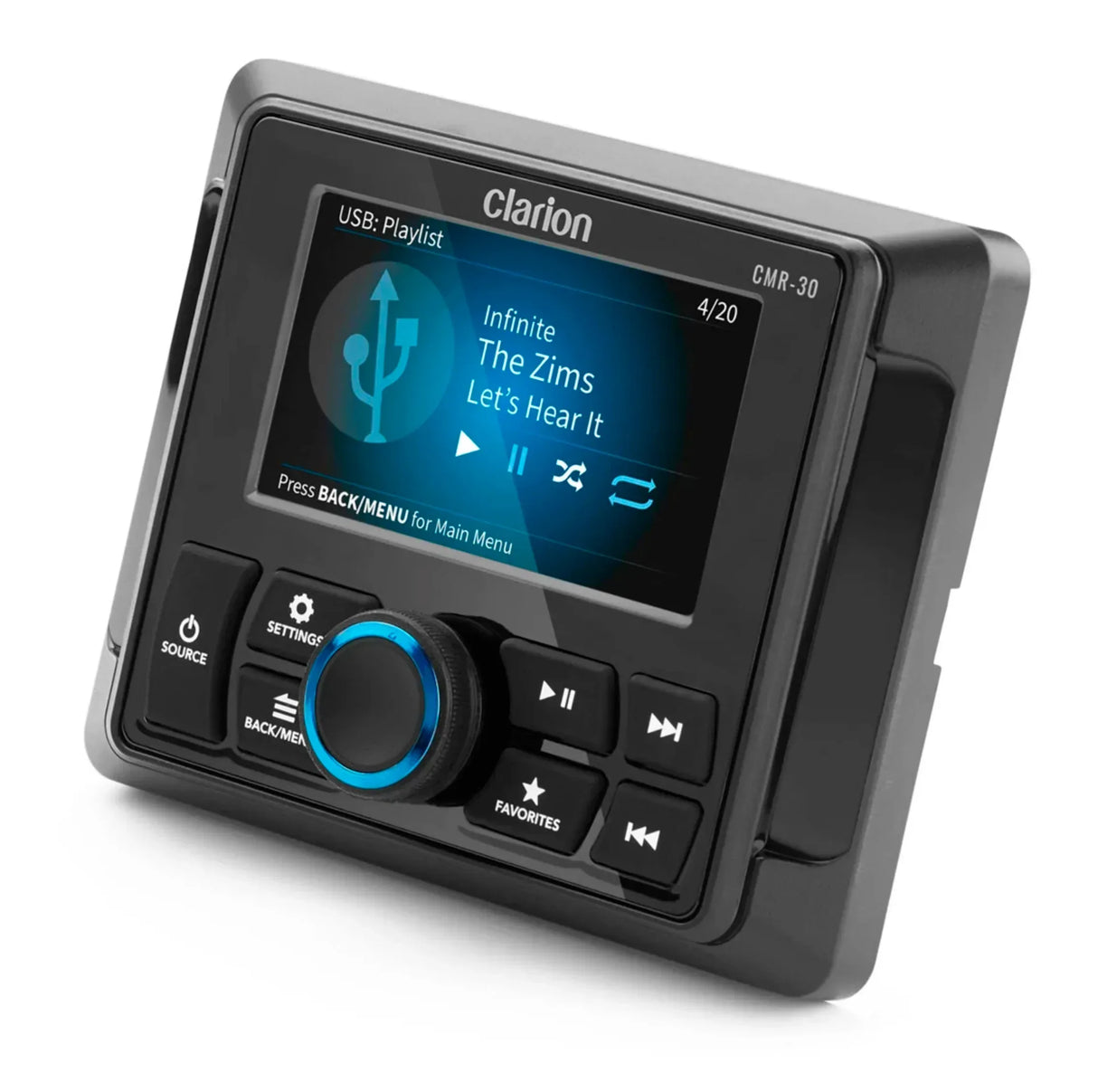 Clarion Marine CMR-30 Wired Remote - Happy Angler