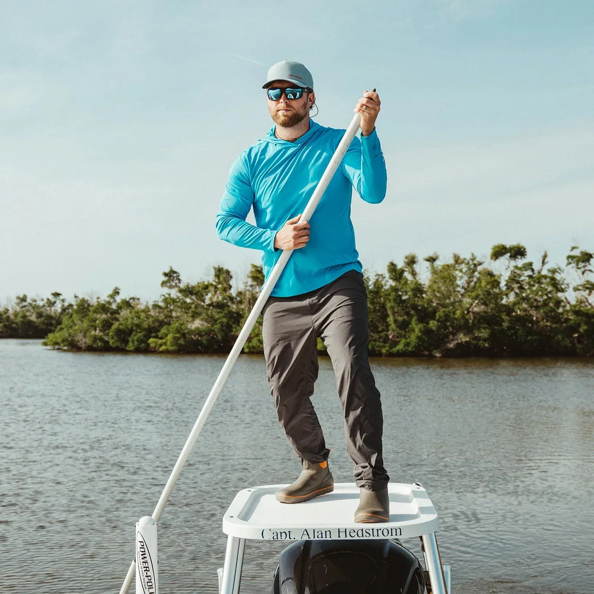 Grundens Tough Sun Hoodie UPF50 kalastuspaita - Happy Angler