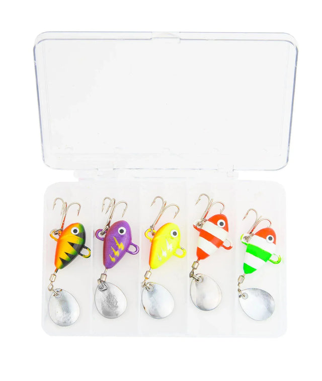 Fladen Colorspin 10 g lajitelma 5 kpl/pkt - Happy Angler