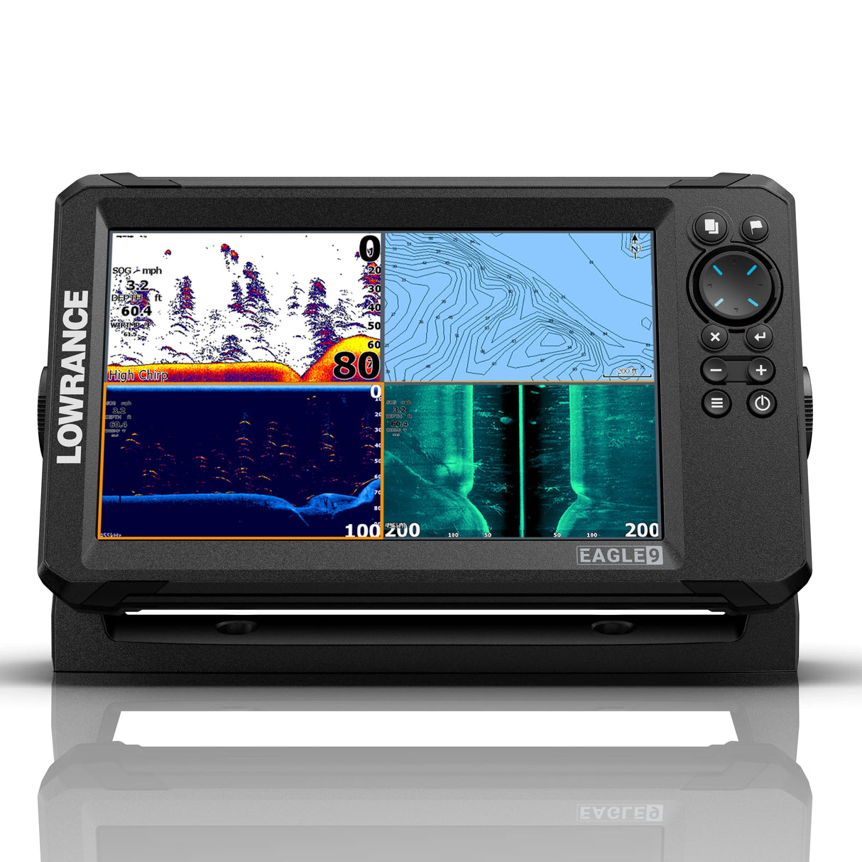 Lowrance Eagle 9 yhdistelmälaite ilman anturia - Happy Angler