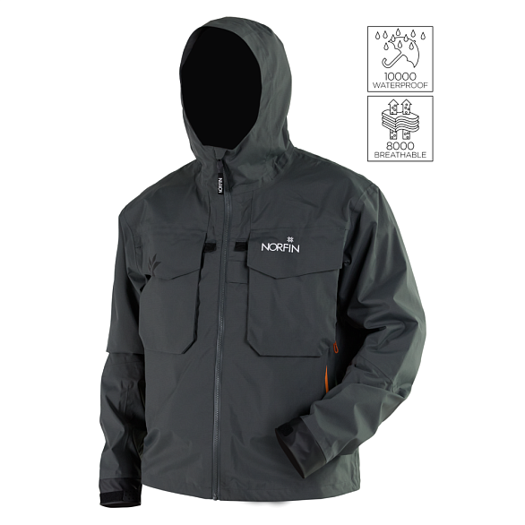 Norfin Pilot Gray fiskejacka