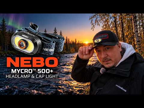 NEBO Mycro 500+ ladattava otsalamppu 500 lm