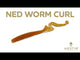 Westin NED Worm Curl Clear Water Mix 12 cm jigg 5 st/pkt
