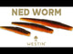 Westin NED Worm Dark Water Mix 9 cm jigg 6 st/pkt