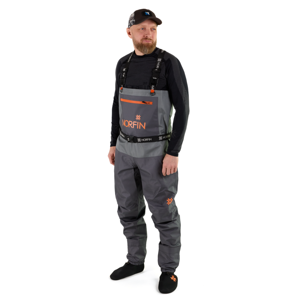 Norfin Pilot Gray vadarbyxor
